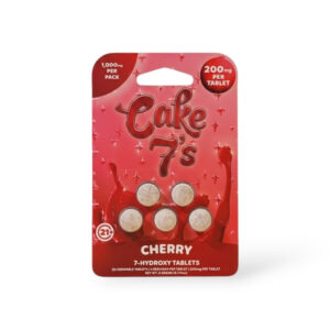 Cake 7's 7-Hydroxy Chewable Tablets Cherry 200mg