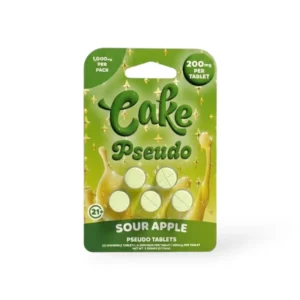 Cake Pseudo Chewable Tablets Sour Apple 200mg